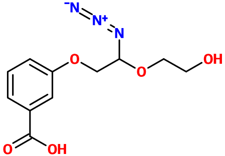 (image for) MC010724 3-[2-Azido-2-(2-hydroxyethoxy)ethoxy]benzoic acid